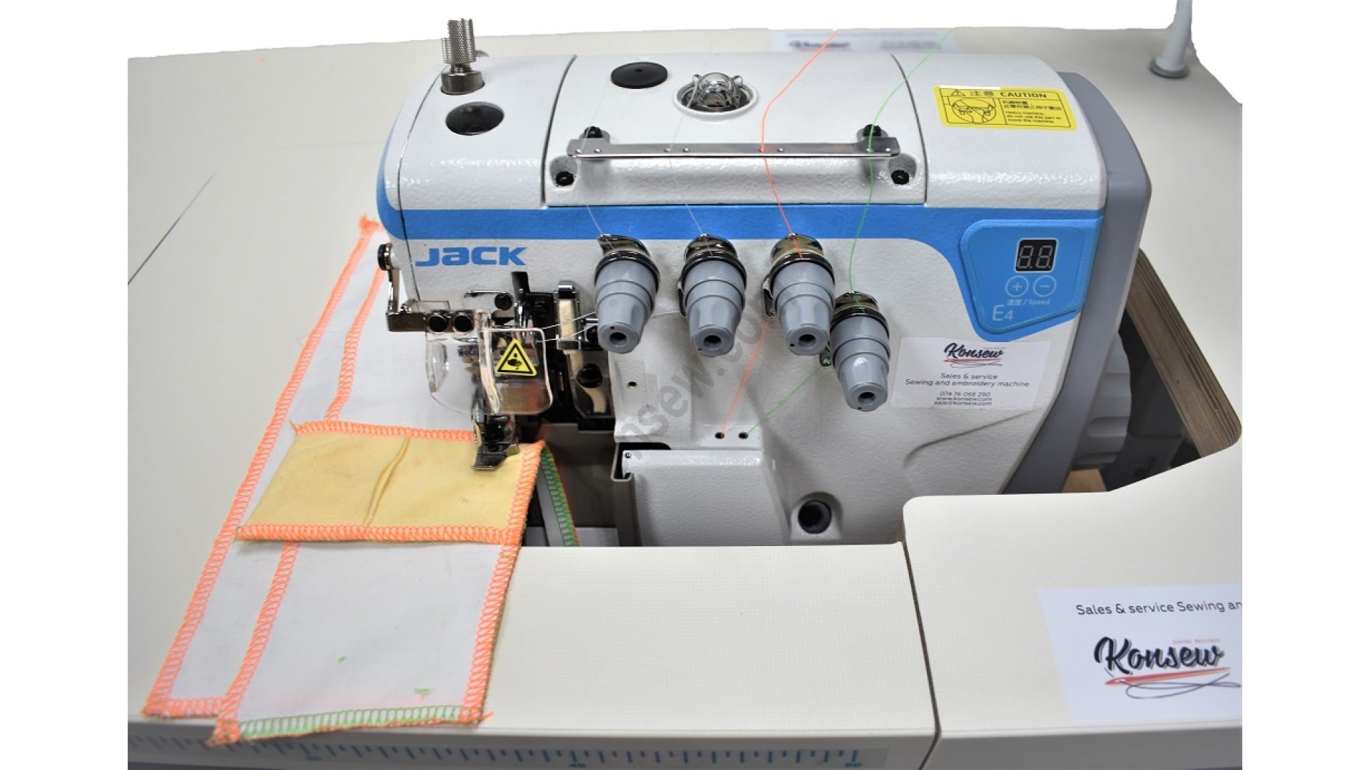 Buy JACK E4 4 Thread fully submerged overlock sewing machine(Direct Drive) in UK Price, manual